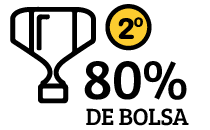80% de bolsa