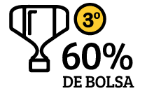 60% de bolsa