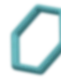 Hexagono desfoque